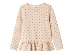 Lil Atelier bluse peach whip med blomster